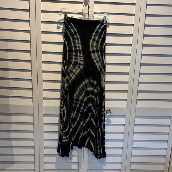 Mono B NWOT Black/ Tan/ dark green Maxi Skirt - Picture 1 of 7